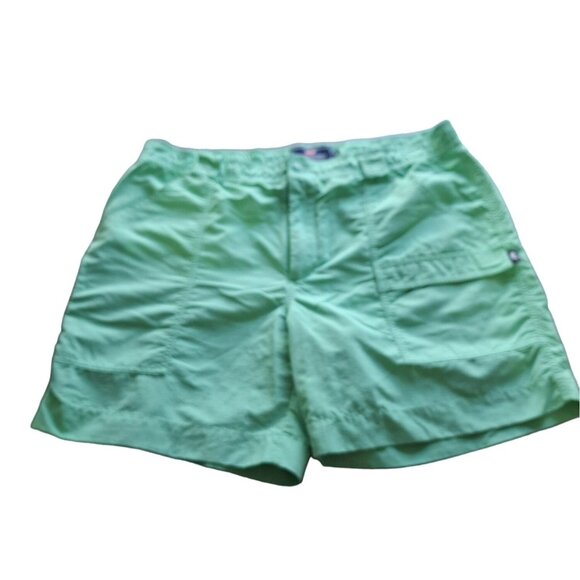 Vineyard Vines Cargo  Shorts 38 Green Quick Dry Preppy Summer Beachwear - Picture 1 of 8